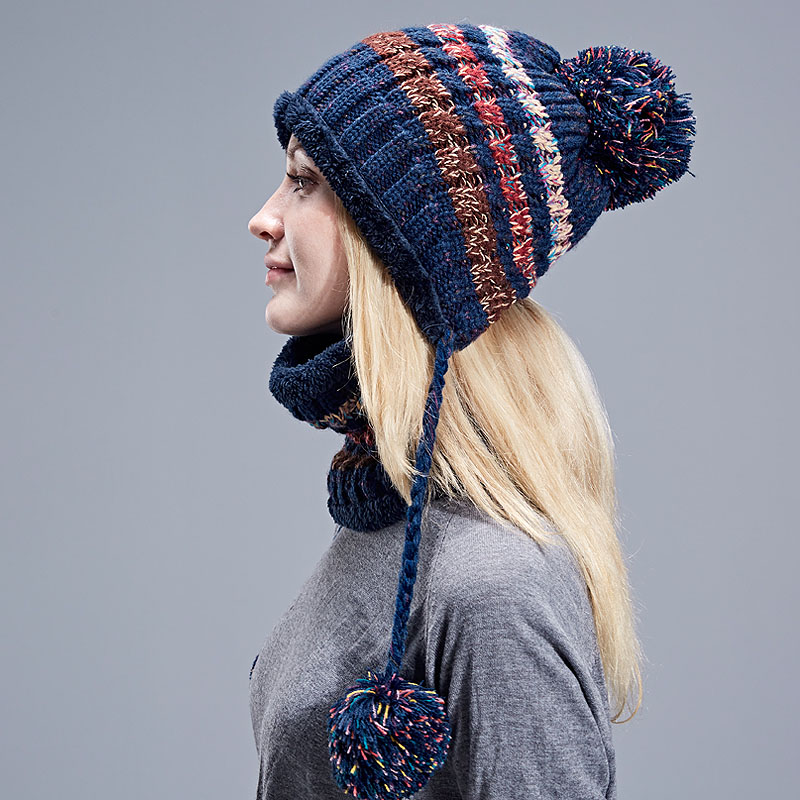 Winter Women Knitted Hat Scarf Two Pieces Set Fashion Wool Thickening Hat Collars Female Warm Scarf Set Snow Caps
Winter Women Knitted Hat Scarf Two Pieces Set Fashion Wool Thickening Hat Collars Female Warm Scarf Set Snow Caps