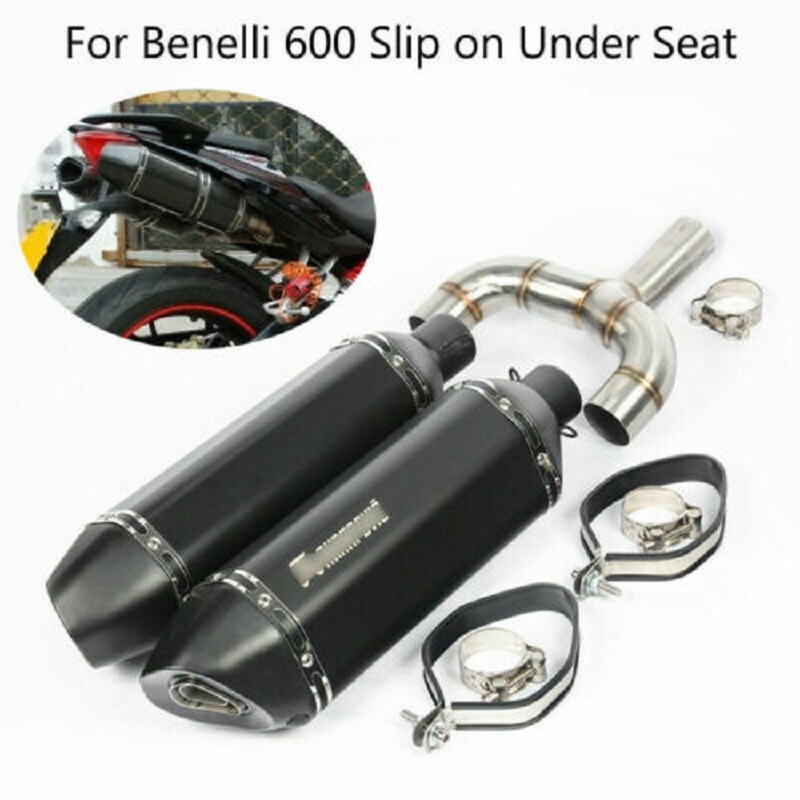 51mm Slip on Motorcycle Exhaust System Tip Muffler Middle Connect Link Pipe Whole Set For Benelli BN BJ TNT 600
51mm Slip on Motorcycle Exhaust System Tip Muffler Middle Connect Link Pipe Whole Set For Benelli BN BJ TNT 600