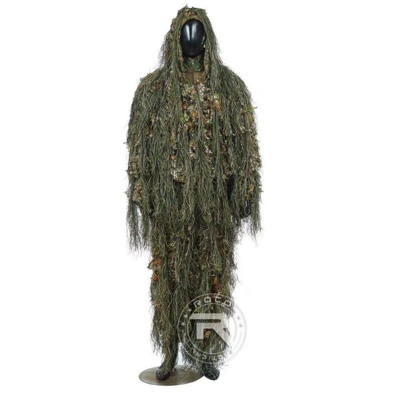 Ghillie Suit Hunting Woodland 3D Bionic Leaf Camouflage Clothing Disguise Uniform Cs Sniper Camo Suits Set, As pic
Ghillie Suit Hunting Woodland 3D Bionic Leaf Camouflage Clothing Disguise Uniform Cs Sniper Camo Suits Set, As pic