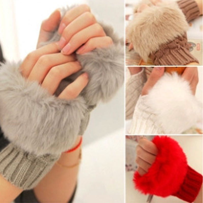 Cute warm gloves Hot Pretty Faux Hair Wrist Warmer Knitted Women Winter Fingerless Gloves MSK66
Cute warm gloves Hot Pretty Faux Hair Wrist Warmer Knitted Women Winter Fingerless Gloves MSK66
