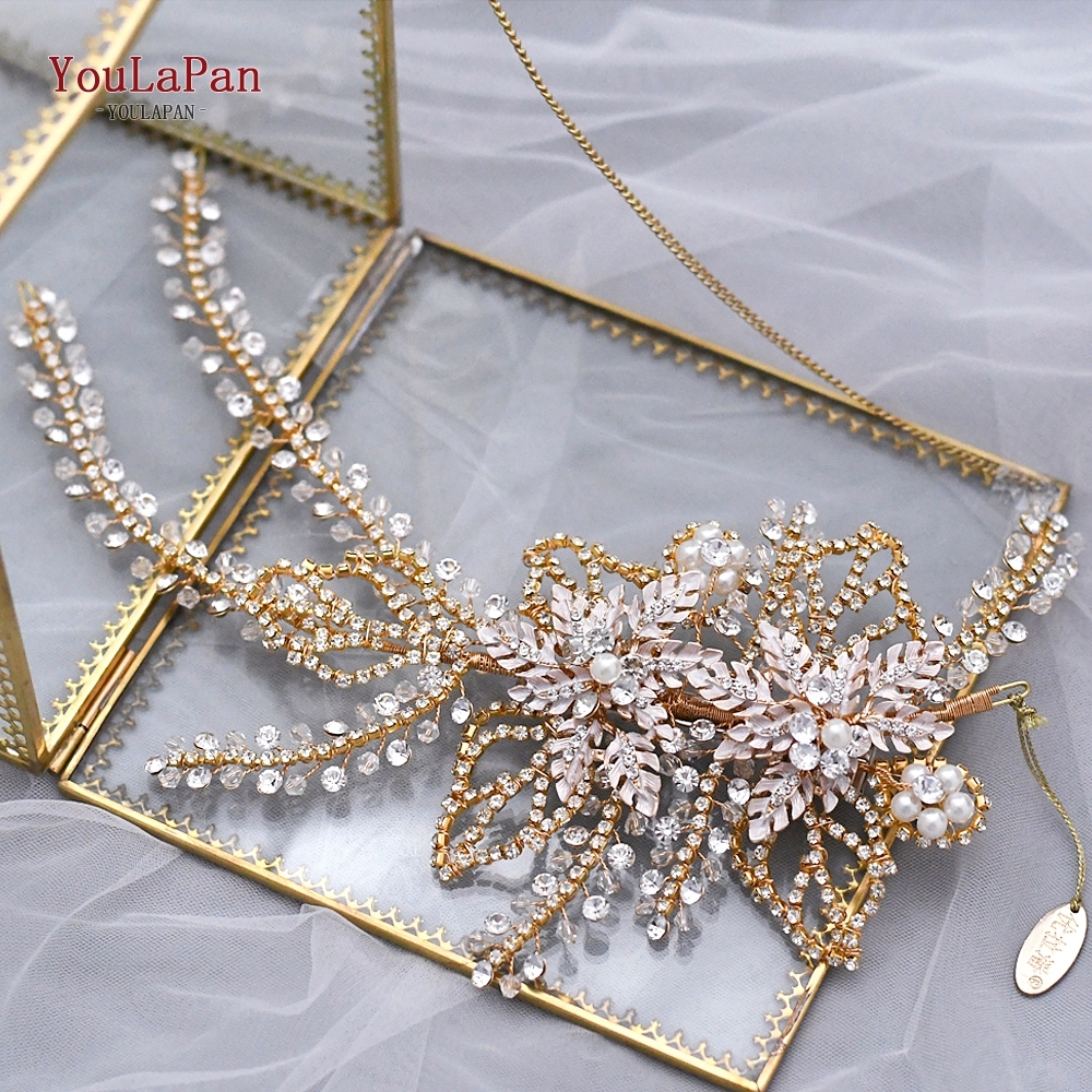 YouLaPan HP254 Wedding Hair Accessories Handmade Rhinestone Crowns and Tiaras Pageant Crown Wedding Headband Bridal Headpieces Y200807