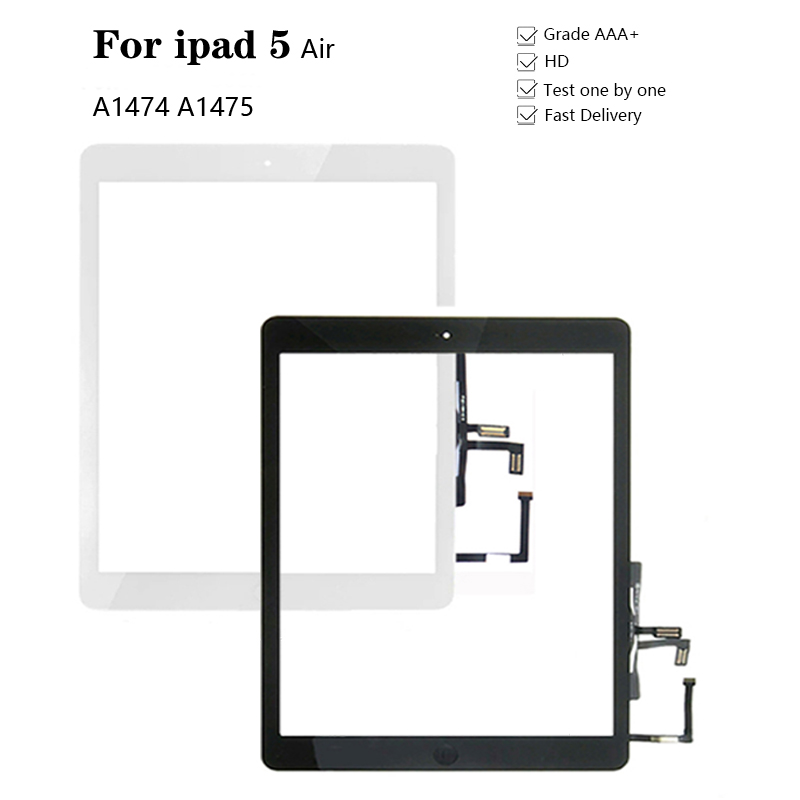 New for iPad Air 1 iPad 5 Touch Screen Digitizer and Home Button Front Glass Display Touch Panel Replacement A1474 A1475 A1476
New for iPad Air 1 iPad 5 Touch Screen Digitizer and Home Button Front Glass Display Touch Panel Replacement A1474 A1475 A1476