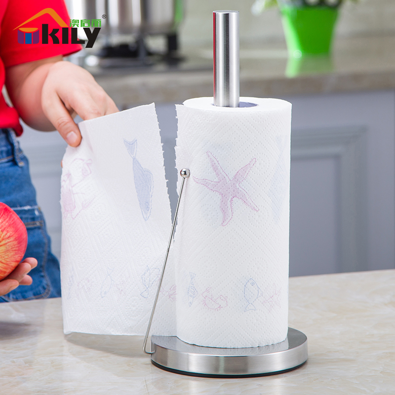 Kitchen Towel Rack Hole-Free Vertical Roll Stand Stainless Steel Tissue Holder Creative Household Paper Holder Home Roll Stand
Kitchen Towel Rack Hole-Free Vertical Roll Stand Stainless Steel Tissue Holder Creative Household Paper Holder Home Roll Stand