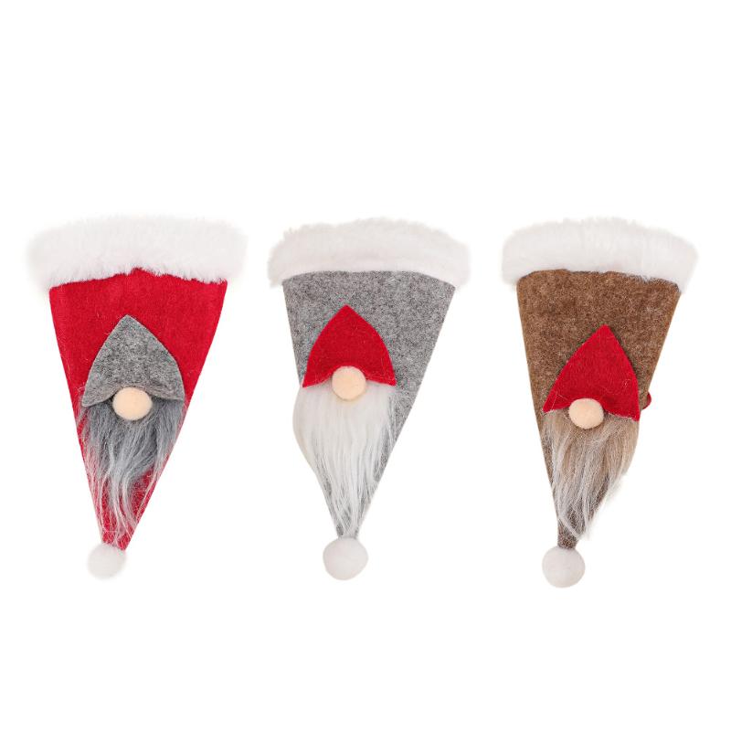 Christmas Decorations Knife And Fork Kitchen Cover Dinner Party Cutlery Hat Faceless Doll For Tableware Decor
Christmas Decorations Knife And Fork Kitchen Cover Dinner Party Cutlery Hat Faceless Doll For Tableware Decor
