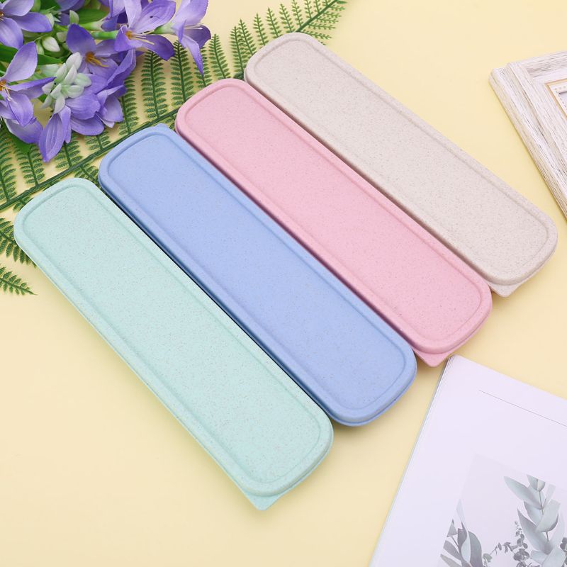 1PC Portable Tableware Storage Box Eco-Friendly Wheat Straw Cutlery Picnic Chopstick Spoon Container Travel Kitchen Utensil Case
1PC Portable Tableware Storage Box Eco-Friendly Wheat Straw Cutlery Picnic Chopstick Spoon Container Travel Kitchen Utensil Case