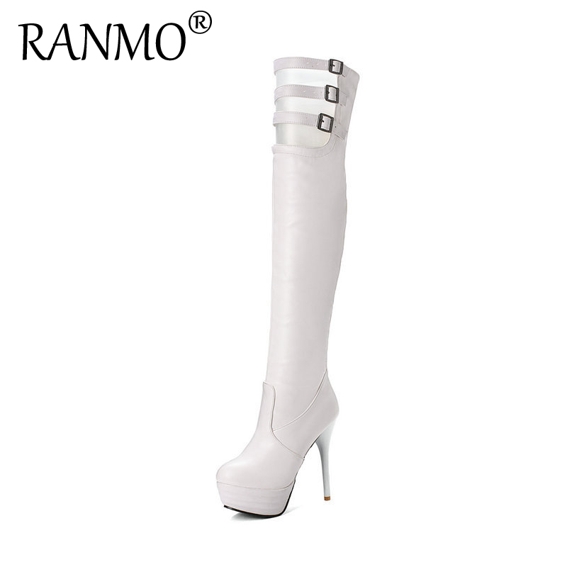 Autumn and winter high boots women shoes nightclub fun over the knee boots sexy super high heel stiletto white long, Black
Autumn and winter high boots women shoes nightclub fun over the knee boots sexy super high heel stiletto white long, Black