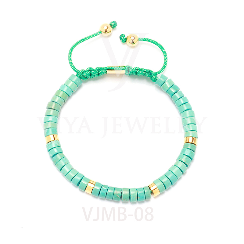 Customize Natural Wheel Beads Braided Bracelet Handmade Brilliant Color Wheel Beads Macrame Adjustable Bracelet For Men Gift
Customize Natural Wheel Beads Braided Bracelet Handmade Brilliant Color Wheel Beads Macrame Adjustable Bracelet For Men Gift