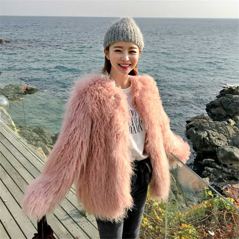 Fashion Furry Faux Fur Coat Women New Fluffy Warm Long Sleeve Female Outerwear Winter Hairy Collar Coat Jacket Autumn Overcoat, White
Fashion Furry Faux Fur Coat Women New Fluffy Warm Long Sleeve Female Outerwear Winter Hairy Collar Coat Jacket Autumn Overcoat, White