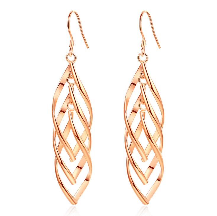 Fashion Long Dangle Earrings Jewelry for Women S925 Sterling Silver Plated Tassel Rope Wave Hollow Earrings Rose Gold Wholesale
Fashion Long Dangle Earrings Jewelry for Women S925 Sterling Silver Plated Tassel Rope Wave Hollow Earrings Rose Gold Wholesale