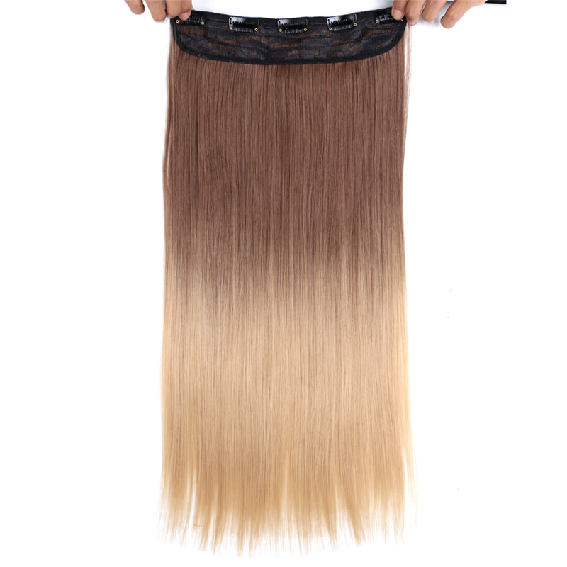 22" Long Straight Clip in Synthetic Hair Extensions 130G/PC Black Brown High Tempreture Pink Blue Red Hair Piece Bulk Hair Extension, 8-27
22" Long Straight Clip in Synthetic Hair Extensions 130G/PC Black Brown High Tempreture Pink Blue Red Hair Piece Bulk Hair Extension, 8-27