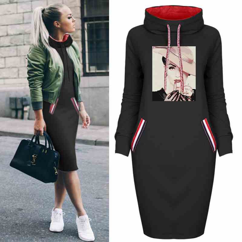 Women Vintage Autumn Dress Fashion Ladies Print Sexy Bodycon Dresses Long Sleeve Plus Size Short Dress 2020 Casual Vestidos, D004 black
Women Vintage Autumn Dress Fashion Ladies Print Sexy Bodycon Dresses Long Sleeve Plus Size Short Dress 2020 Casual Vestidos, D004 black