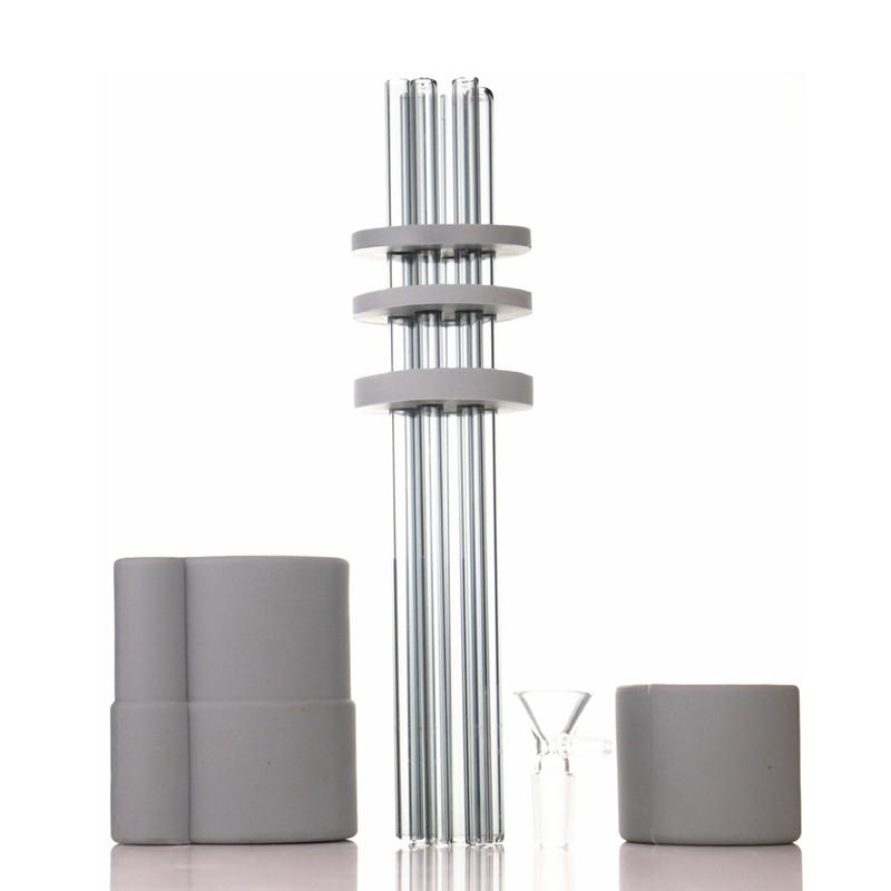13 Inches Hookahs Dab Rig Silicone Bong Glass Water removable With Beveled Edge recycle bongs
13 Inches Hookahs Dab Rig Silicone Bong Glass Water removable With Beveled Edge recycle bongs