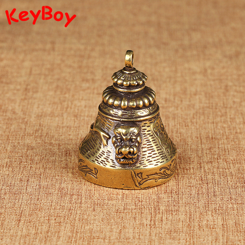 Retro Brass Lion Face Bell Chinese Classical Wind Chime Pendant for Keychain Metal Crisp Doorbell Lucky Feng Shui Car Key Chain
Retro Brass Lion Face Bell Chinese Classical Wind Chime Pendant for Keychain Metal Crisp Doorbell Lucky Feng Shui Car Key Chain