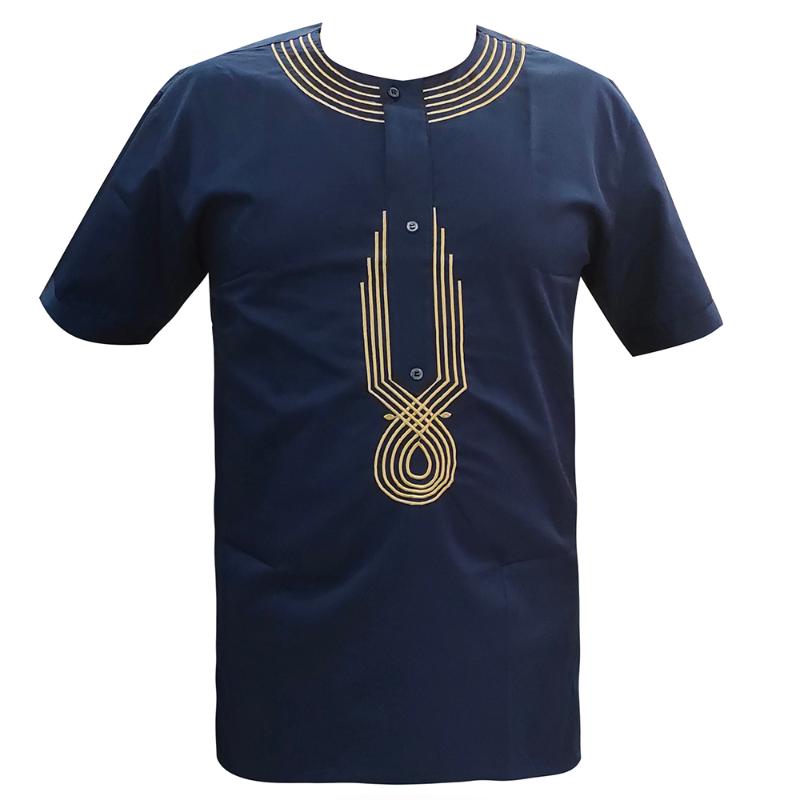Dashikiage african men clothes Fashion 2020 Casual Navy Color 100% Cotton
Dashikiage african men clothes Fashion 2020 Casual Navy Color 100% Cotton