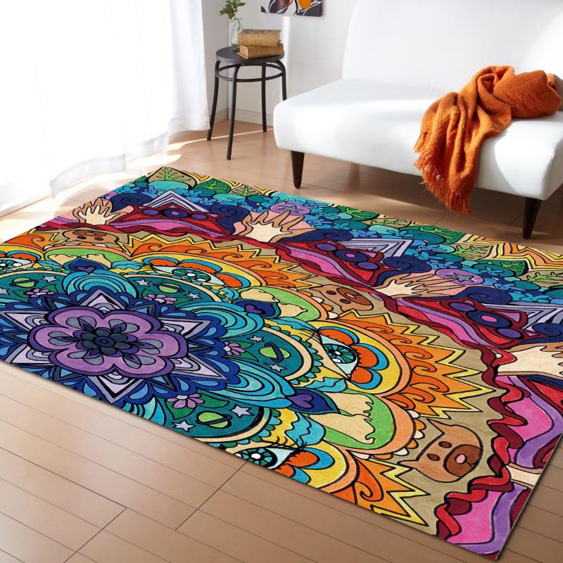 Colorful Mandala Abstract Carpets for Living Room Bedroom Area Rug Kids Room Play Mat 3D Printed Home Large Carpet, As pic
Colorful Mandala Abstract Carpets for Living Room Bedroom Area Rug Kids Room Play Mat 3D Printed Home Large Carpet, As pic