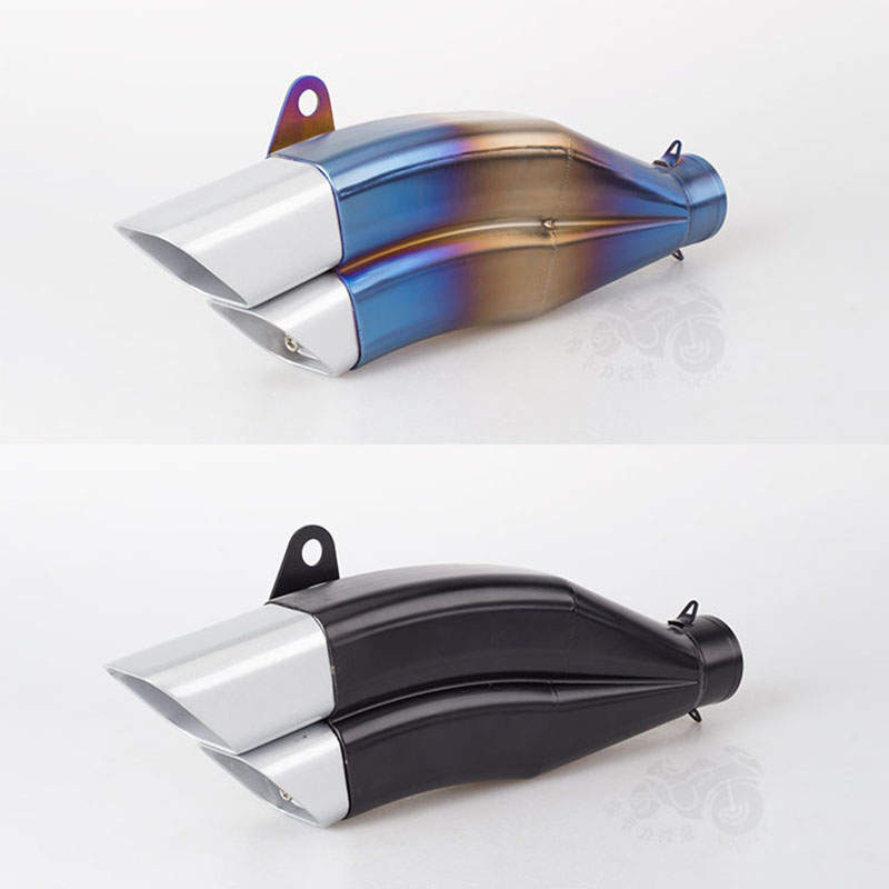 51MM Motorcycle exhaust pipe muffler MSX125 double pipe exhaust Moto GSXR750 R3 CBR650 NINJA
51MM Motorcycle exhaust pipe muffler MSX125 double pipe exhaust Moto GSXR750 R3 CBR650 NINJA