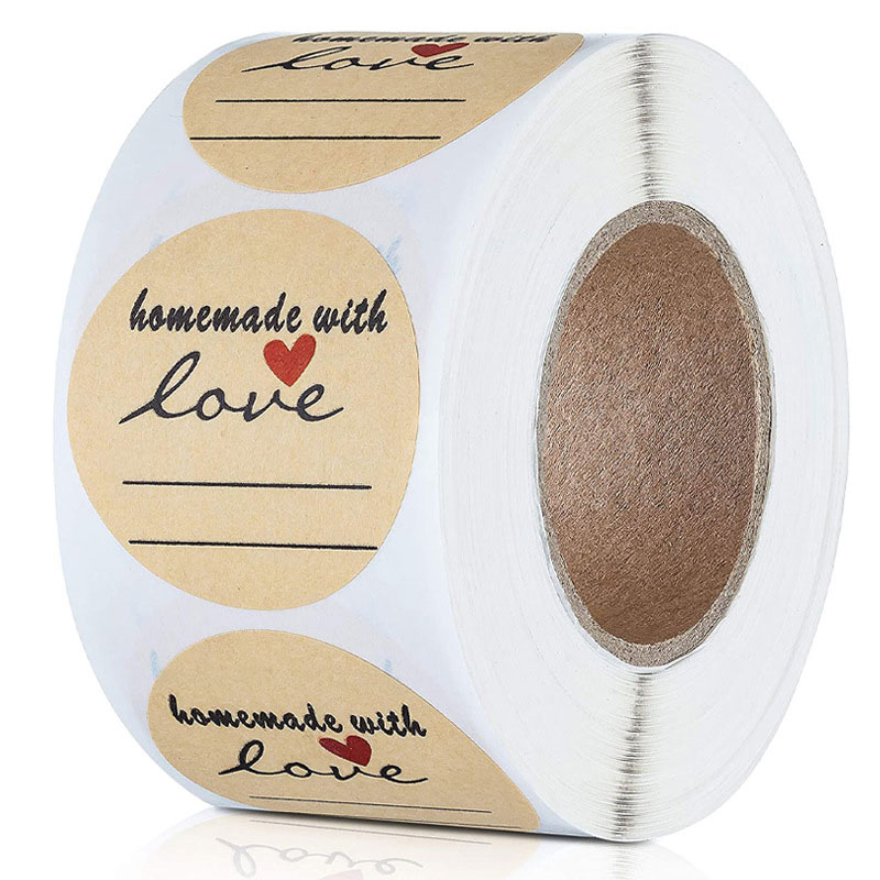 500Pcs 1.5inch Roll Kraft Homemade with Love Round Adhesive Stickers Gift Box Bag Labels Baking Decor
500Pcs 1.5inch Roll Kraft Homemade with Love Round Adhesive Stickers Gift Box Bag Labels Baking Decor