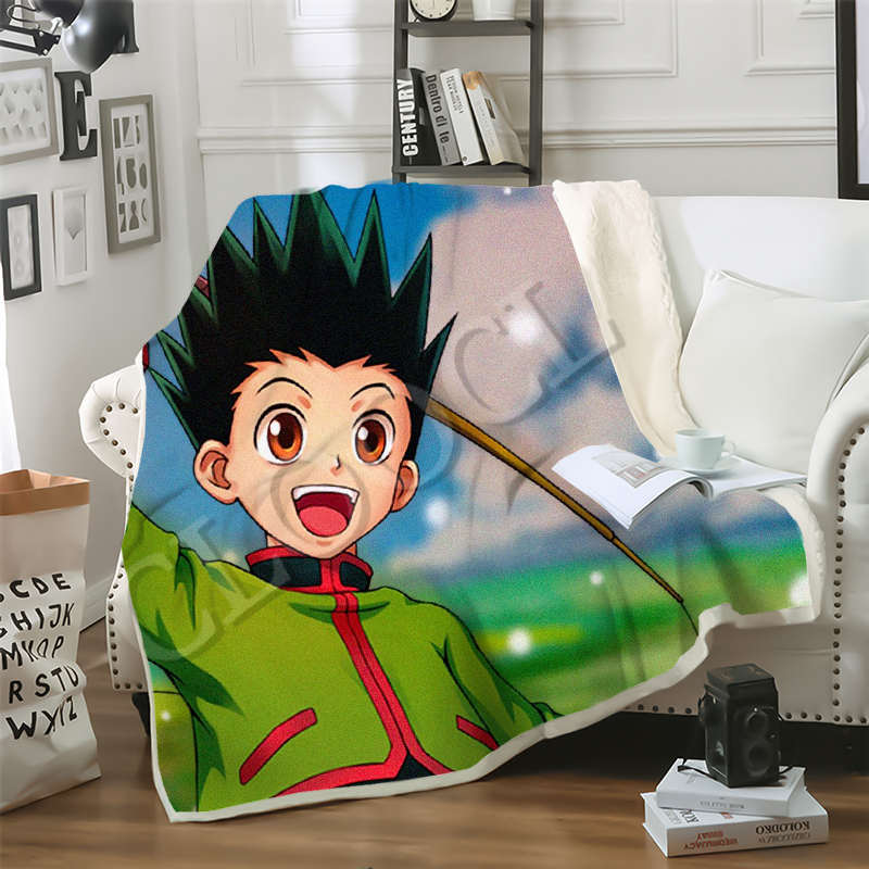 CLOOCL Hunter X Hunter Fashion Casual Blanket 3D Print Japanese Anime Double Layer Sherpa Blanket on Bed Home Textiles Dreamlike Style
CLOOCL Hunter X Hunter Fashion Casual Blanket 3D Print Japanese Anime Double Layer Sherpa Blanket on Bed Home Textiles Dreamlike Style