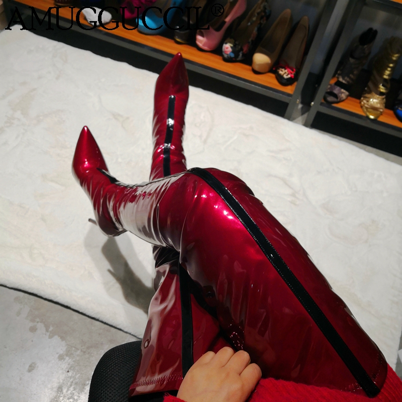 2020 New Plus Big Size 35-47 Wine-red Zip Fashion Sexy Thigh High Heel Over The Knee Autumn Winter Ladies Women Boot X1927
2020 New Plus Big Size 35-47 Wine-red Zip Fashion Sexy Thigh High Heel Over The Knee Autumn Winter Ladies Women Boot X1927