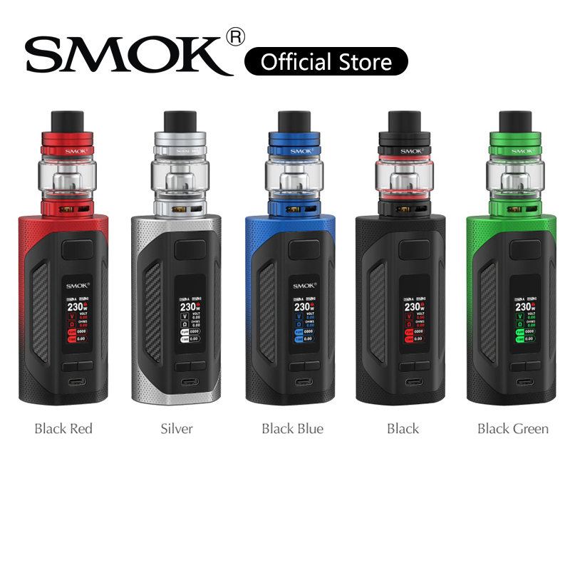 SMOK Rigel Kit 230W Mod 0.96inch TFT Color Display Screen with 6.5ml TFV9 Tank Childproof Top Cap Vapor Device 100% Original
SMOK Rigel Kit 230W Mod 0.96inch TFT Color Display Screen with 6.5ml TFV9 Tank Childproof Top Cap Vapor Device 100% Original