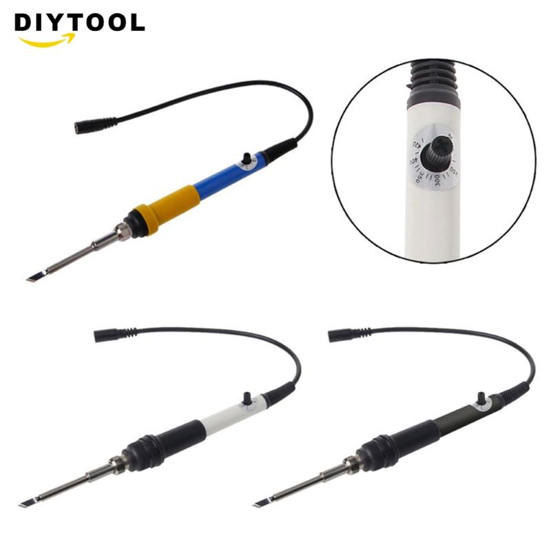 T12 Mini Electric Soldering Iron Adjustable Temperature+Tip DC 12-24V 75W Blue/White/Black Color
T12 Mini Electric Soldering Iron Adjustable Temperature+Tip DC 12-24V 75W Blue/White/Black Color