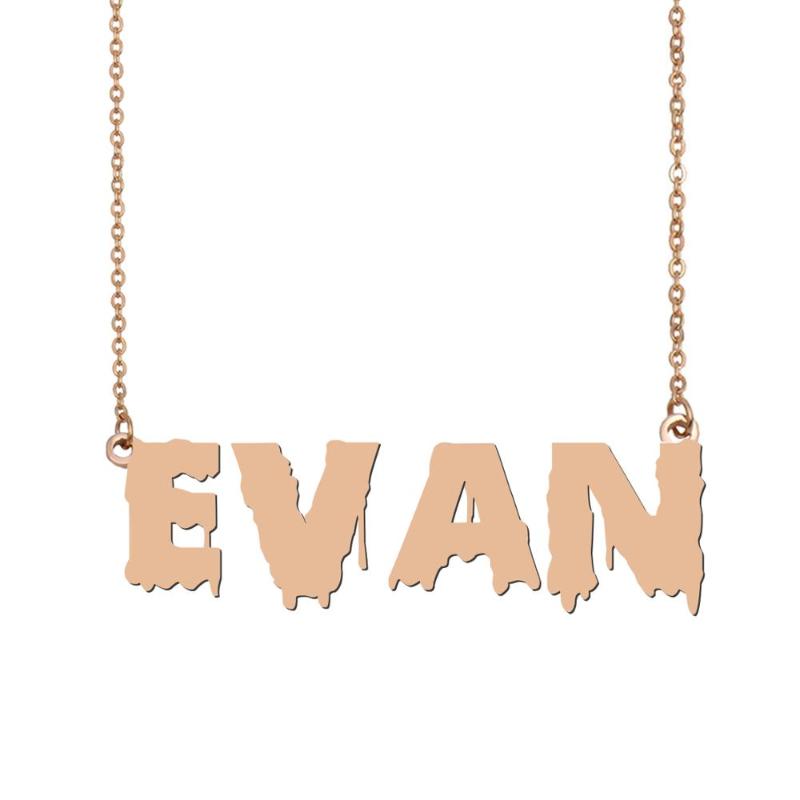 Evan Name Necklace , Cool Bloody Art Name Necklace for Halloween and Santa's Day Jewelry Gift for Kids Boys Girls 
Evan Name Necklace , Cool Bloody Art Name Necklace for Halloween and Santa's Day Jewelry Gift for Kids Boys Girls