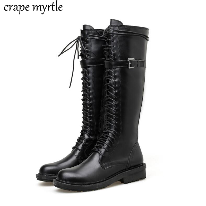high knee boots Winter Warm Boots Women Waterproof Low Heels Ladies Long Black lace up Soft Leather Women YMA960
high knee boots Winter Warm Boots Women Waterproof Low Heels Ladies Long Black lace up Soft Leather Women YMA960