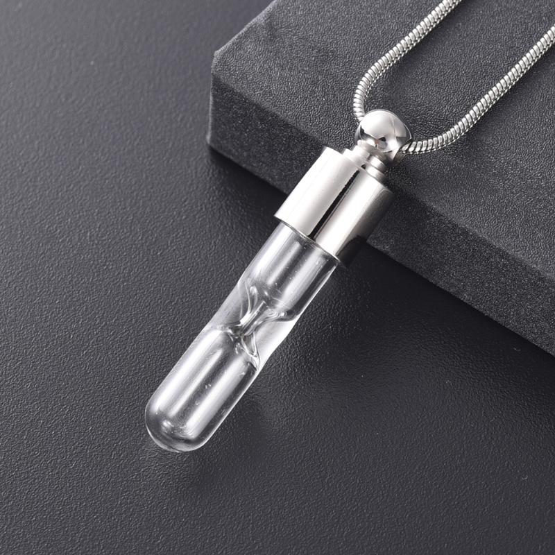 Hourglass Cremation Pendant Jewelry Stainless Steel Keepaske Jewelry Memorial Urn Necklace for Ashes Holder
Hourglass Cremation Pendant Jewelry Stainless Steel Keepaske Jewelry Memorial Urn Necklace for Ashes Holder