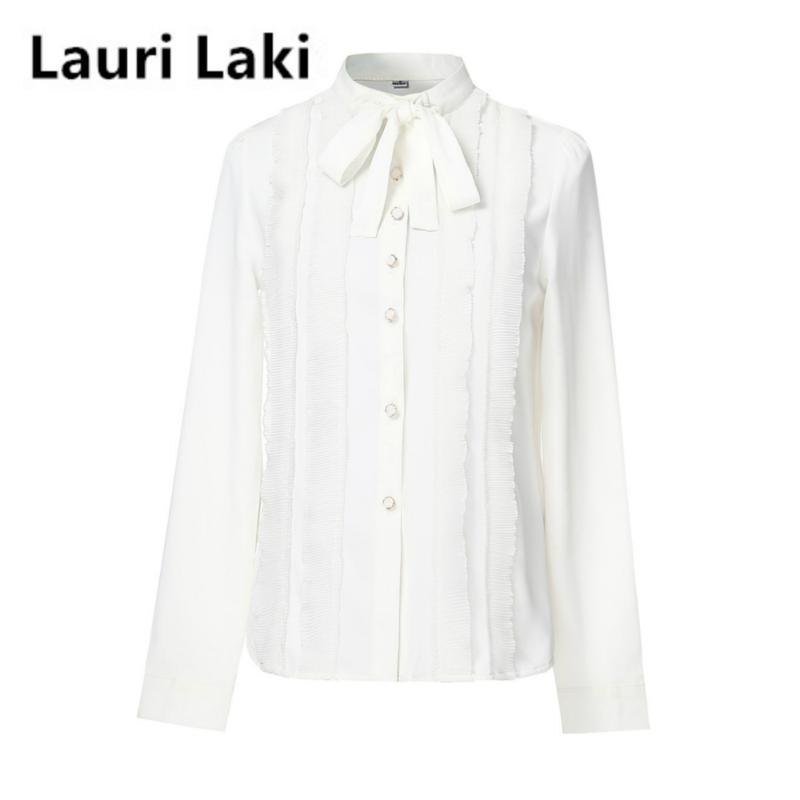 Lauri Laki Chiffon Office Lady Women Blouse White Black Elegant Vintage Bow Tie Long Sleeve Shirts Mujer Retro Autumn 2020 Tops
Lauri Laki Chiffon Office Lady Women Blouse White Black Elegant Vintage Bow Tie Long Sleeve Shirts Mujer Retro Autumn 2020 Tops