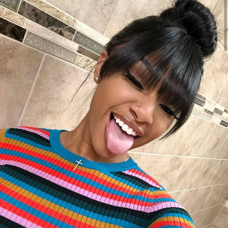 Bang Wig Human Lace Hair 360 Lace Frontal wig with Baby Hair Pre Plucked Human Wigs With Bangs 150 Density Remy, As pic
Bang Wig Human Lace Hair 360 Lace Frontal wig with Baby Hair Pre Plucked Human Wigs With Bangs 150 Density Remy, As pic