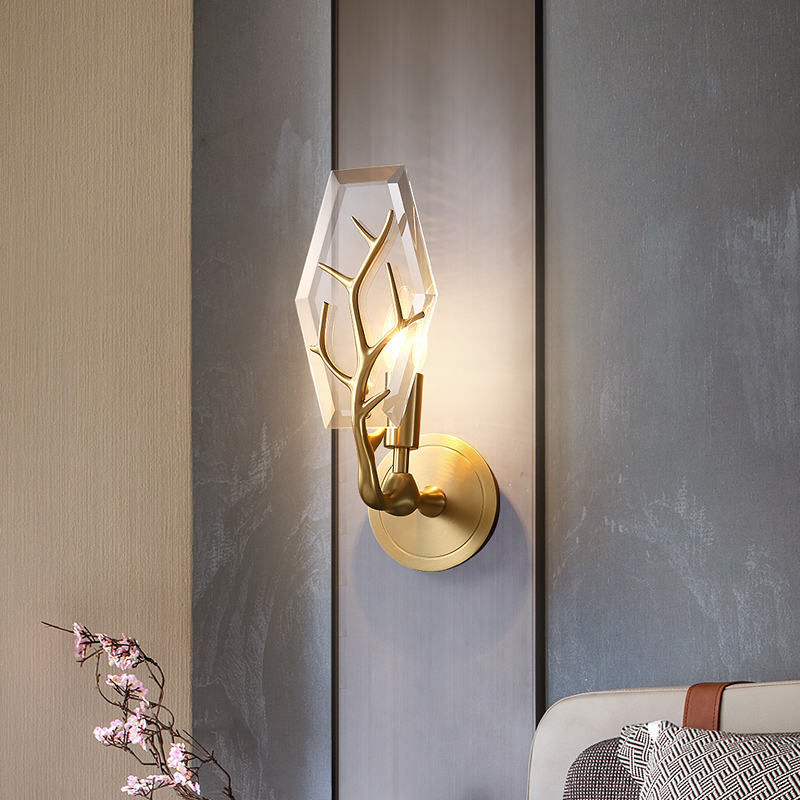 Jmzm Crystal Wall Lamp Copper Creative Antlers Living room Bedroom Background Wall Lamp American Aisle Decorative
Jmzm Crystal Wall Lamp Copper Creative Antlers Living room Bedroom Background Wall Lamp American Aisle Decorative