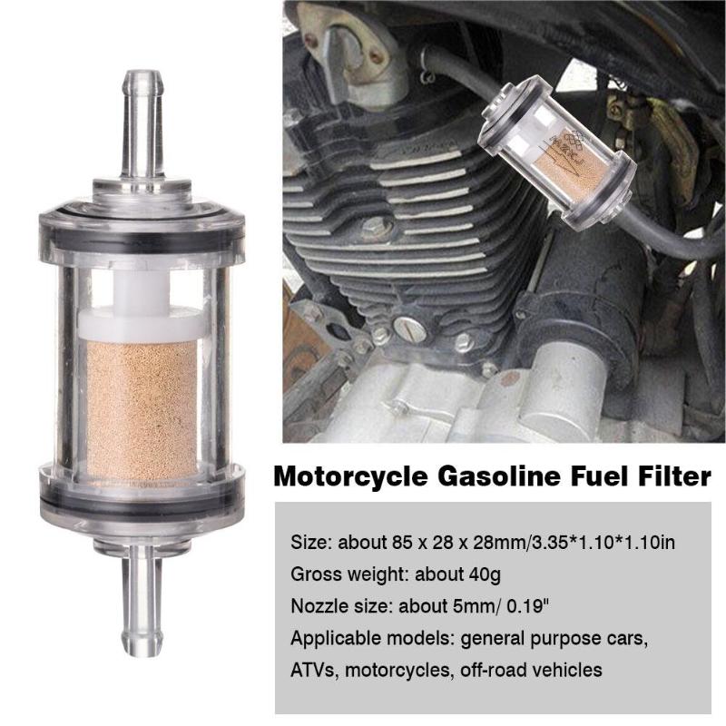 Replacement Fuel Filter Motorcycle Fuel Oil Filter Gasoline Separator Universal for ATV Off-road Motorcycle Accessories
Replacement Fuel Filter Motorcycle Fuel Oil Filter Gasoline Separator Universal for ATV Off-road Motorcycle Accessories