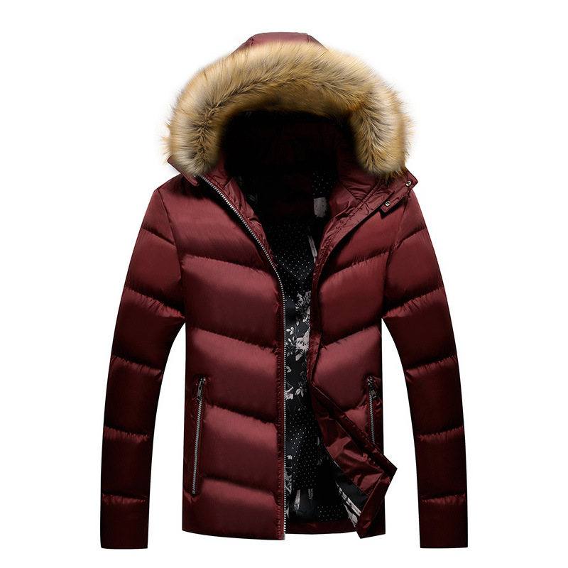 Men's New Cotton Parkas Men's Cold-proof Large Size European and American Cotton Clothes Winter Coat Down Suit, Red
Men's New Cotton Parkas Men's Cold-proof Large Size European and American Cotton Clothes Winter Coat Down Suit, Red