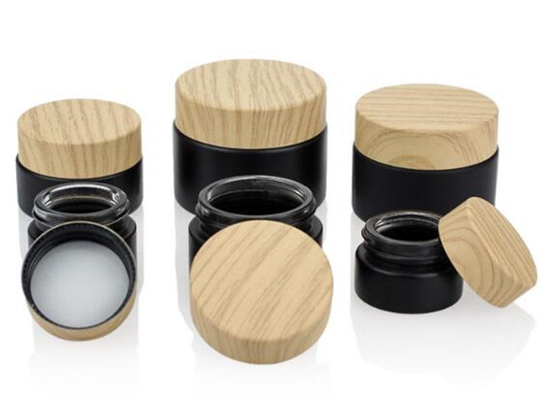 10g 15g 20g 30g matte black glass jar cosmetic glass vial wax concentrate container with plastic lid bamboo wood strain
10g 15g 20g 30g matte black glass jar cosmetic glass vial wax concentrate container with plastic lid bamboo wood strain