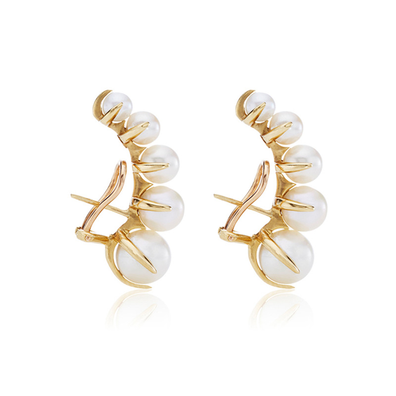 Stud European And American Fashion Niche Brands Gradually Change Pearl Ear Nails Female Exaggeration Temperament Vintage Earrings
Stud European And American Fashion Niche Brands Gradually Change Pearl Ear Nails Female Exaggeration Temperament Vintage Earrings
