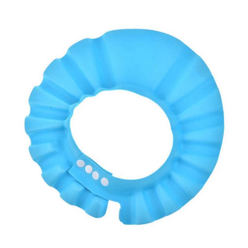 Ear Protection Cap Adjustable Kid Toddlers Hair Wash Hat Shampoo Bath Bathing Shower Guard Baby Shield