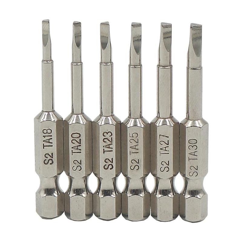 6pcs Magnetic Triangle Screwdriver Bits S2 Steel 1/4 inch Hex Shank Screwdriver Bit Set DIY Hand Tools
6pcs Magnetic Triangle Screwdriver Bits S2 Steel 1/4 inch Hex Shank Screwdriver Bit Set DIY Hand Tools