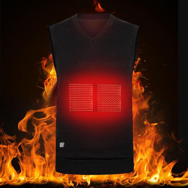 Men USB Heating Vest Electric Heated Waistcoat Jacket Heating Pads Winter Warmer Coat For Outdoor Camping Fishing, Black
Men USB Heating Vest Electric Heated Waistcoat Jacket Heating Pads Winter Warmer Coat For Outdoor Camping Fishing, Black