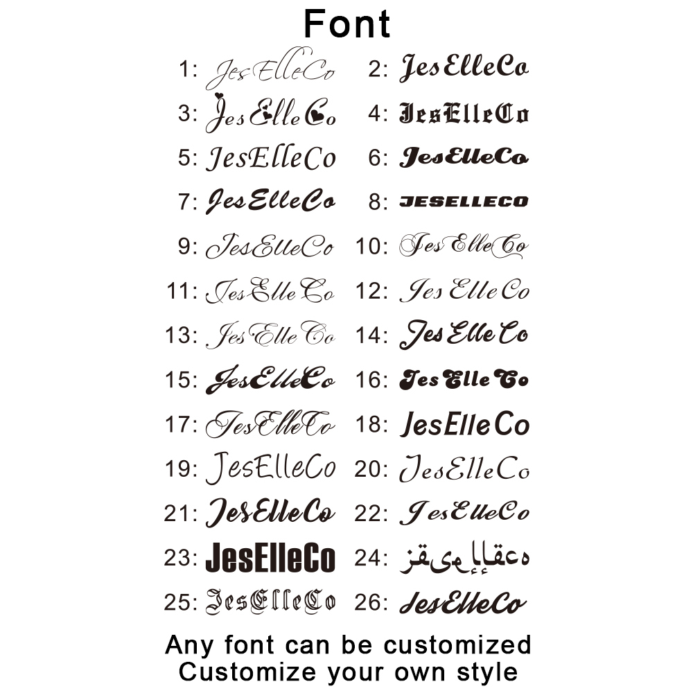 50 70 90 100mm Hoop Name bamboo Style Custom earrings Statement 200923