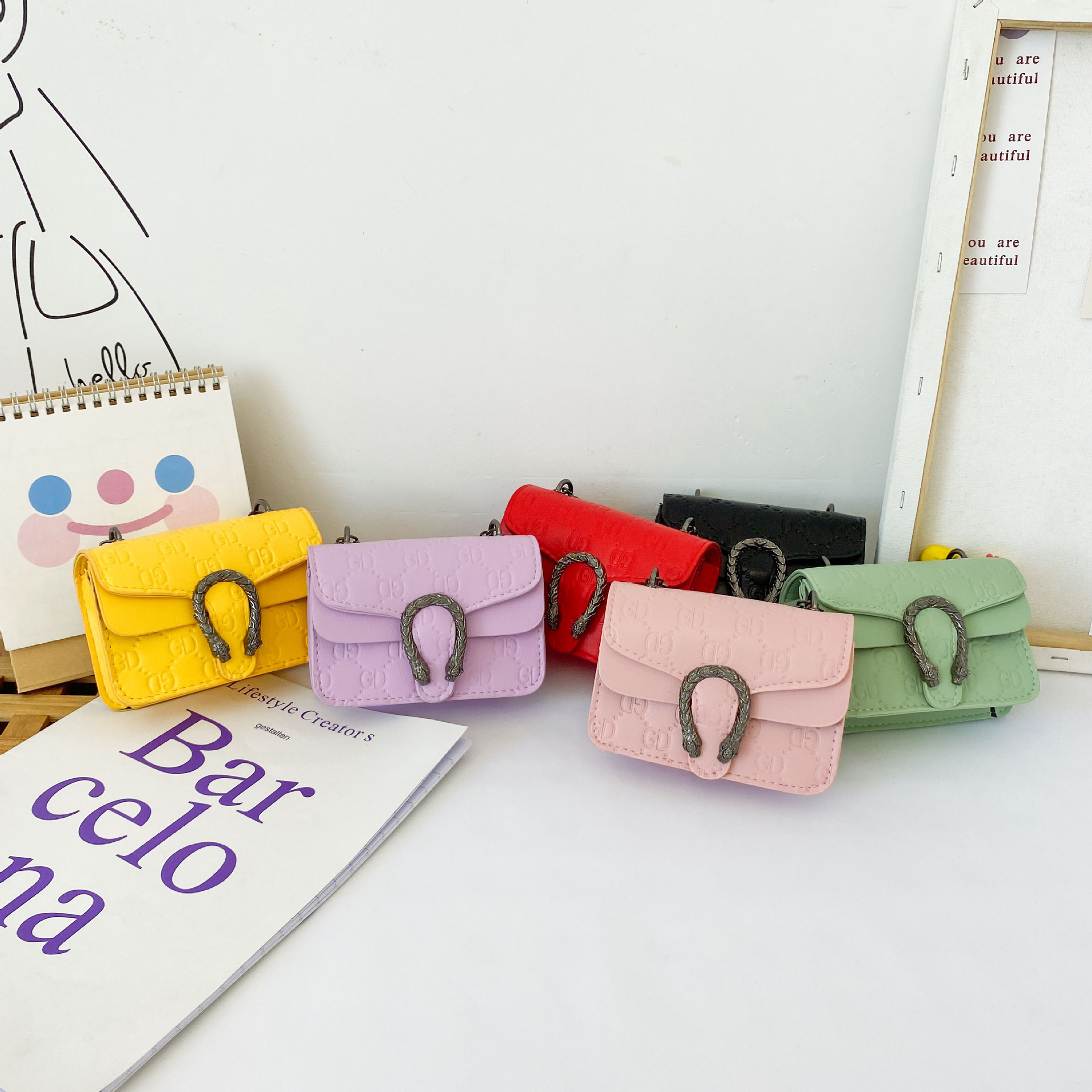 Girls Letter Princess Handbags Fashion New Kids Designer Bags Cute PU Leather Messenger Bags Children Metal Chain Change Purse S631, Black
Girls Letter Princess Handbags Fashion New Kids Designer Bags Cute PU Leather Messenger Bags Children Metal Chain Change Purse S631, Black