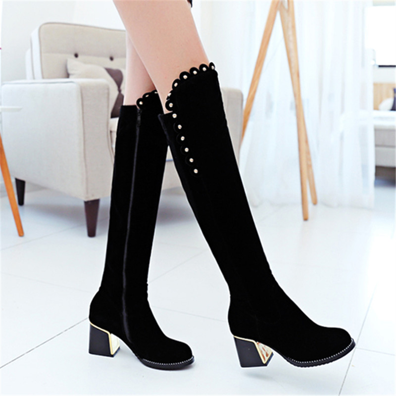 2020 Winter Knee High Boots Women Boots Zipper Thick High Heels Long Fashion Round Toe Shoes Lady Autumn Black Size 39
2020 Winter Knee High Boots Women Boots Zipper Thick High Heels Long Fashion Round Toe Shoes Lady Autumn Black Size 39