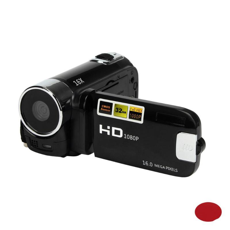 

EastVita HD 1080P 12MP 2.4 inch TFT LCD HD 1080P 16X Digital Zoom Camcorder Video DV Camera Home Use Digital Camera, Red