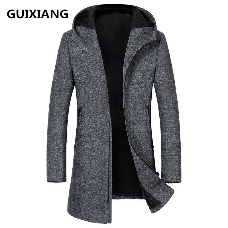 2020 autumn new style Men's high quality fashion casual jacket Men's hooded woolen trench coat jackets men coat windbreak, Dark grey
2020 autumn new style Men's high quality fashion casual jacket Men's hooded woolen trench coat jackets men coat windbreak, Dark grey