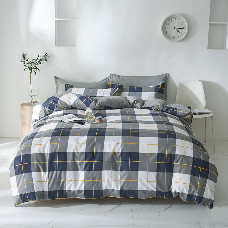 Dark gray black checkered classic design bedding bed set duvet cover pillowcase queen Twin size 4pcs
Dark gray black checkered classic design bedding bed set duvet cover pillowcase queen Twin size 4pcs