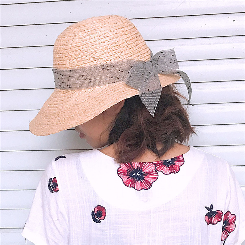 100% Raffia Women Sun Hat Lady Summer Dome Beach Sun Sunbonnet Bucket Hats With Fashion Bowknot Size 56-58CM, Light gray
100% Raffia Women Sun Hat Lady Summer Dome Beach Sun Sunbonnet Bucket Hats With Fashion Bowknot Size 56-58CM, Light gray