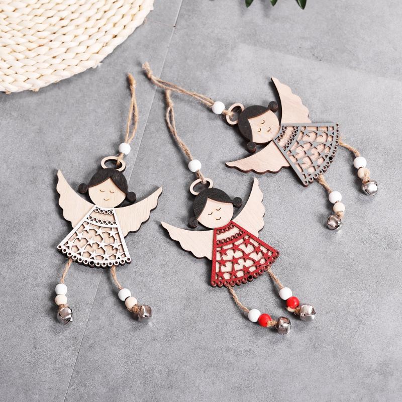 1PC 3 Sizes Wooden Angel Christmas Ornaments Pendants DIY Wood Crafts Cute Hanging Xmas Tree Ornament Christmas Party Decoration
1PC 3 Sizes Wooden Angel Christmas Ornaments Pendants DIY Wood Crafts Cute Hanging Xmas Tree Ornament Christmas Party Decoration