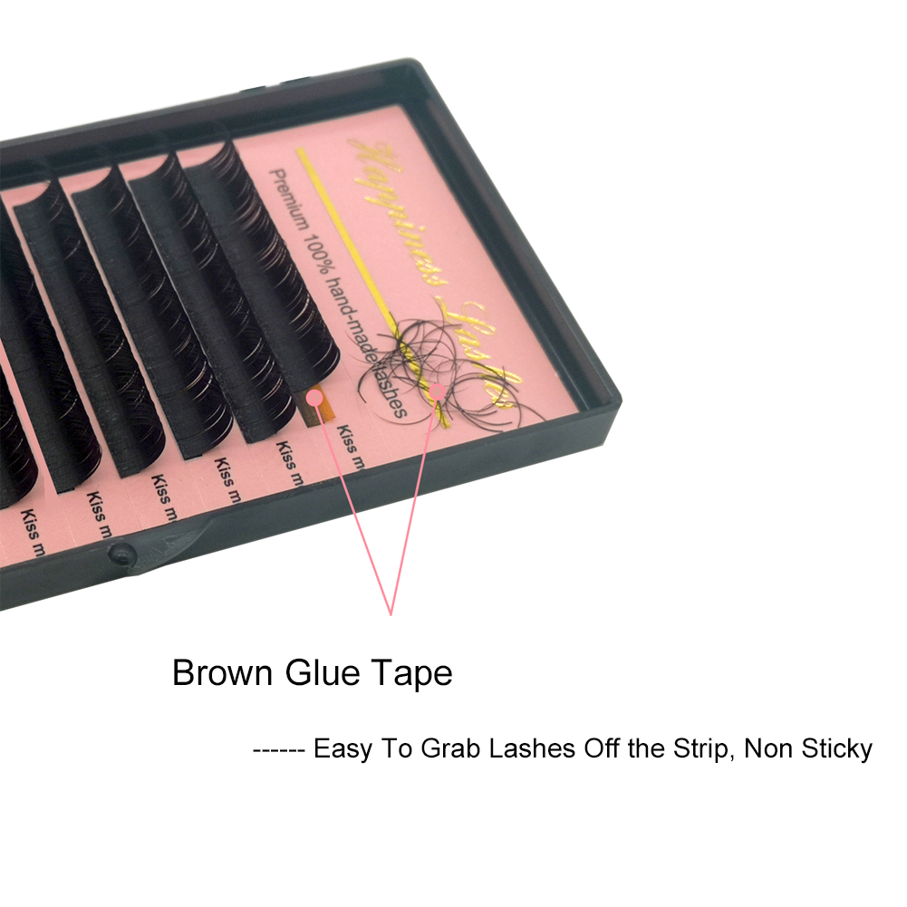 HPNESS 10 Trays/Lot Eye Soft Korea Silk Volume Extension Classic Lashes For Eyelash Salon