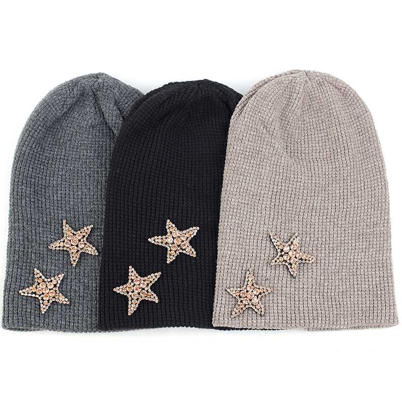 Adult Cashmere Beanie Diamonds Stars Rhinestone Accessories Hat Woman Autumn Winter Warm Skull Cap Beanies Pullover Cap, Black
Adult Cashmere Beanie Diamonds Stars Rhinestone Accessories Hat Woman Autumn Winter Warm Skull Cap Beanies Pullover Cap, Black