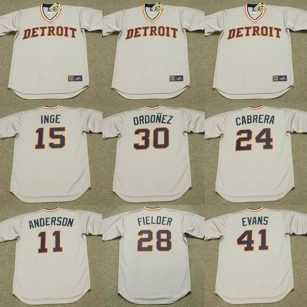 Detroit 11 SPARKY ANDERSON 15 BRANDON INGE 30 MAGGLIO ORDONEZ 28 PRINCE FIELDER 24 MIGUEL CABRERA 7 TOM VERYZER baseball jersey stitched, Black
Detroit 11 SPARKY ANDERSON 15 BRANDON INGE 30 MAGGLIO ORDONEZ 28 PRINCE FIELDER 24 MIGUEL CABRERA 7 TOM VERYZER baseball jersey stitched, Black