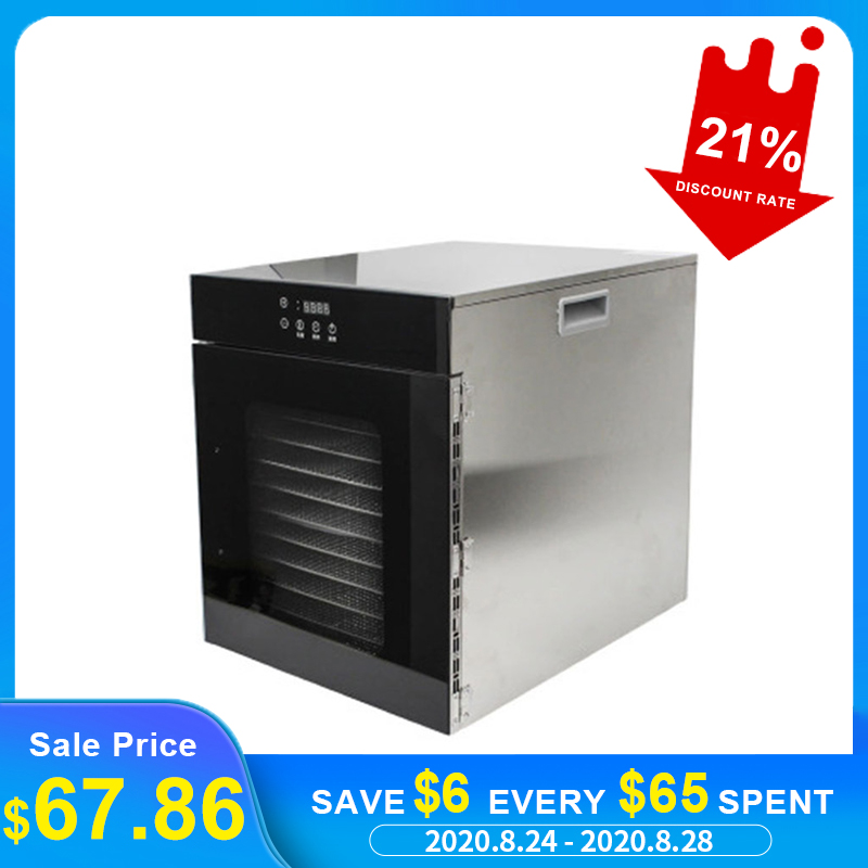 220V/400W Commercial Stainless Steel Dryer Fruit Dryer Snacks Fruit and Vegetable Multifunctional Dried Machine
220V/400W Commercial Stainless Steel Dryer Fruit Dryer Snacks Fruit and Vegetable Multifunctional Dried Machine